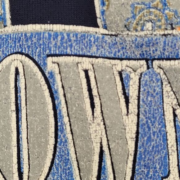 Vintage Georgetown Hoyas Sweatshirt M/L 19x23 Blue - Picture 16 of 16